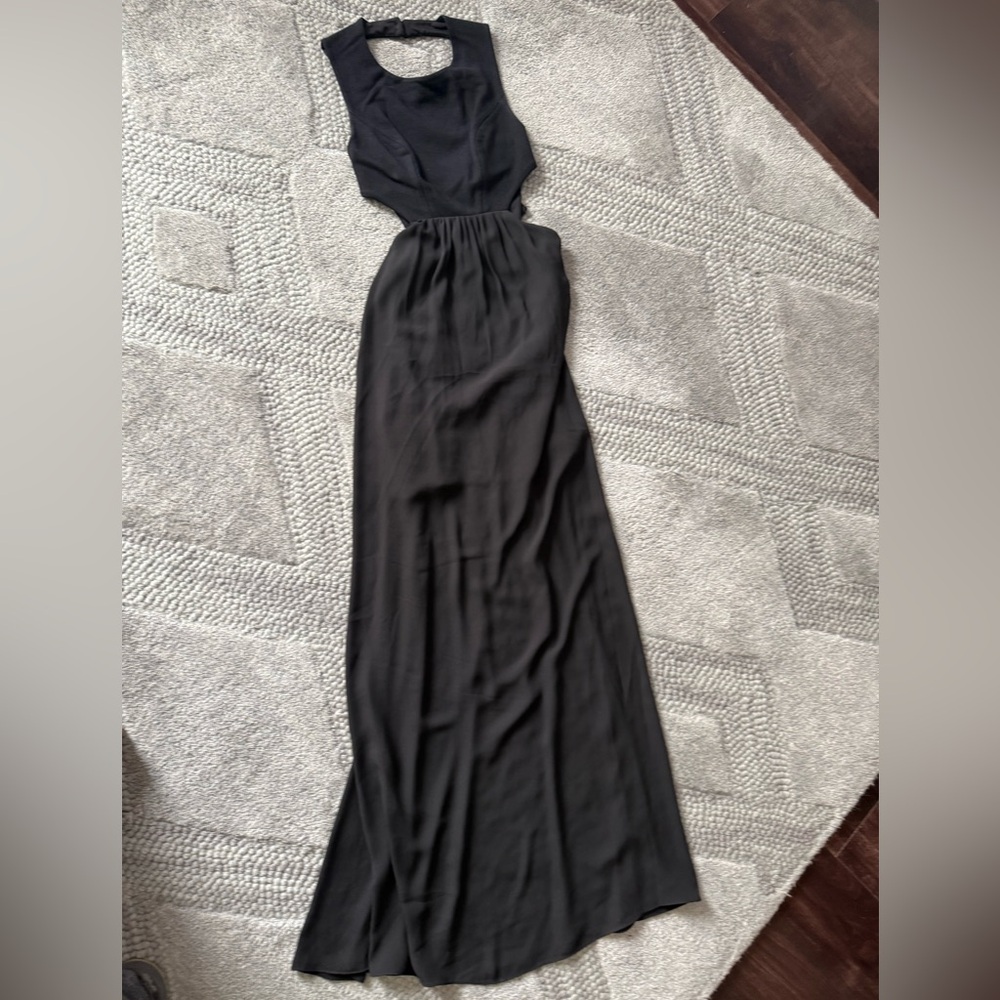 BCBG MAXAZARIA long black formal maxi dress. Hand wash